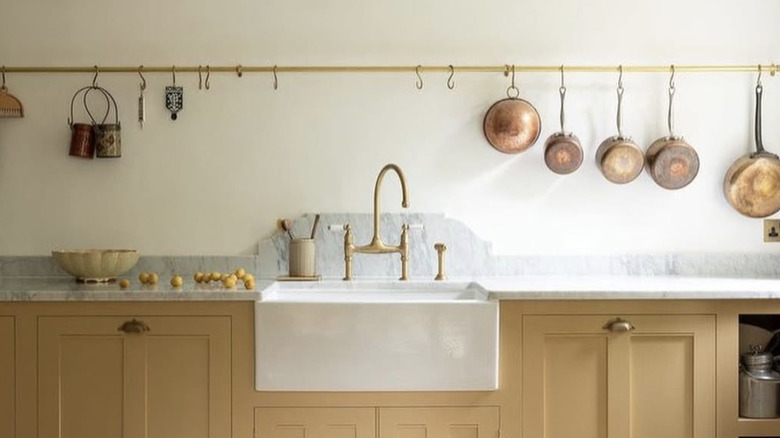buttery yellow kitchen details