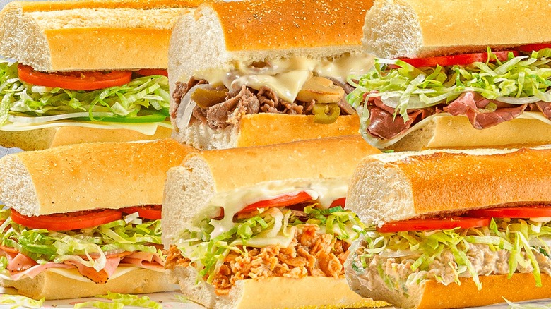 Assorted Jersey Mike's subs