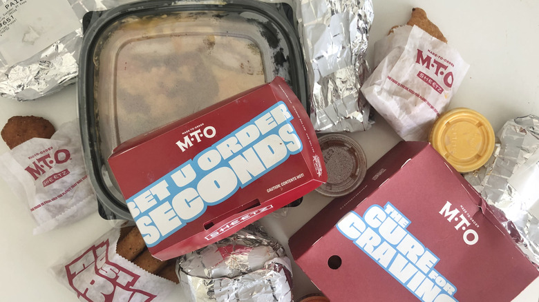 Sheetz made-to-order food items in packaging.