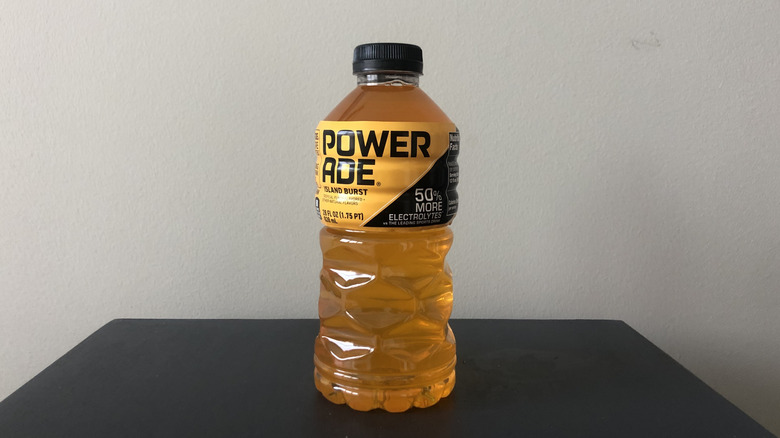 Island Burst Powerade bottle
