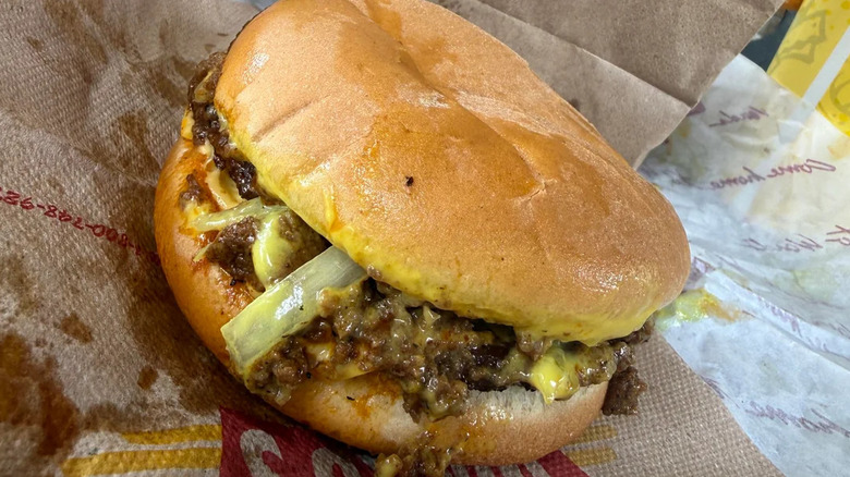 The Big One burger from Ward's fast food chain
