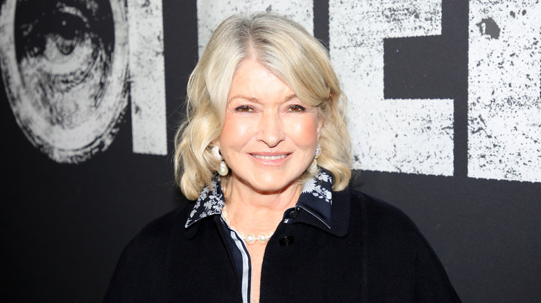 Martha Stewart smiling on red carpet