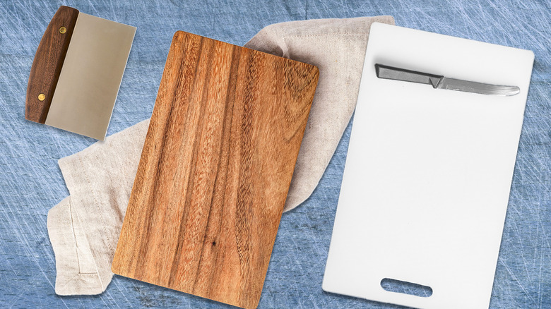 various cutting boards