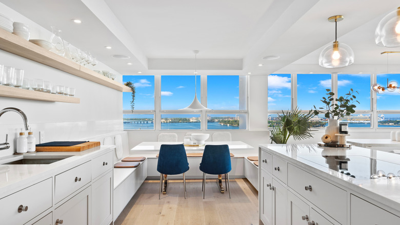 Interior view of an apartment in Miami Beach Florida
