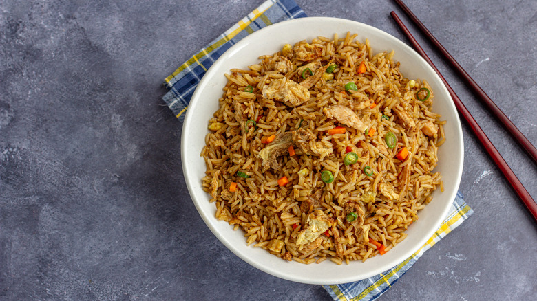 Fried rice in a bowl