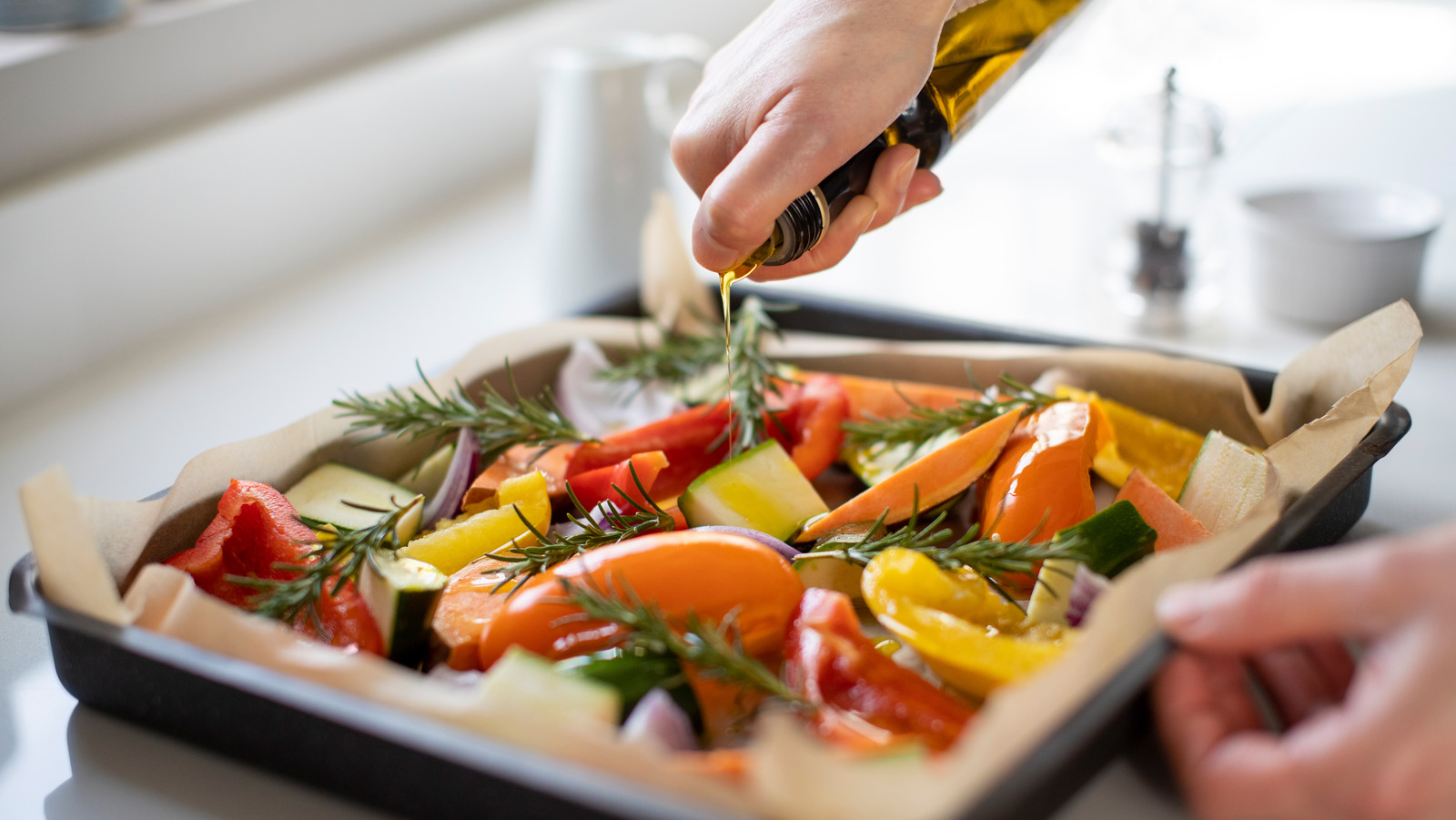 Summer Vegetables Baked in Parchment Paper