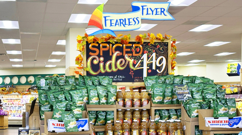 Trader Joe's autumn display