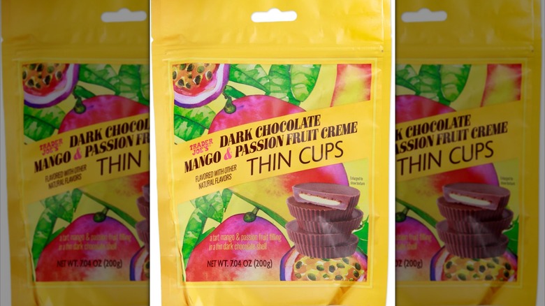 Dark Chocolate Mango & Passion Fruit Creme Thin Cups product image