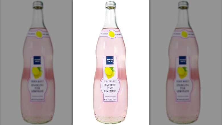 Glass bottle of French Market Sparkling Pink Lemonade