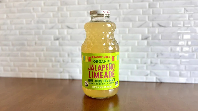 Glass jar of Organic Jalapeño Limeade