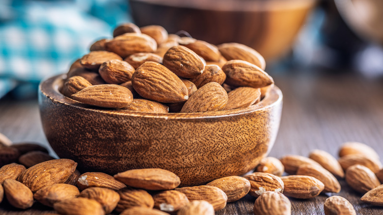 Bowl of almonds