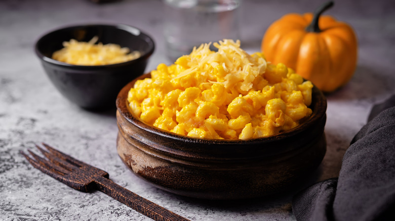 Pumpkin spiced mac and cheese