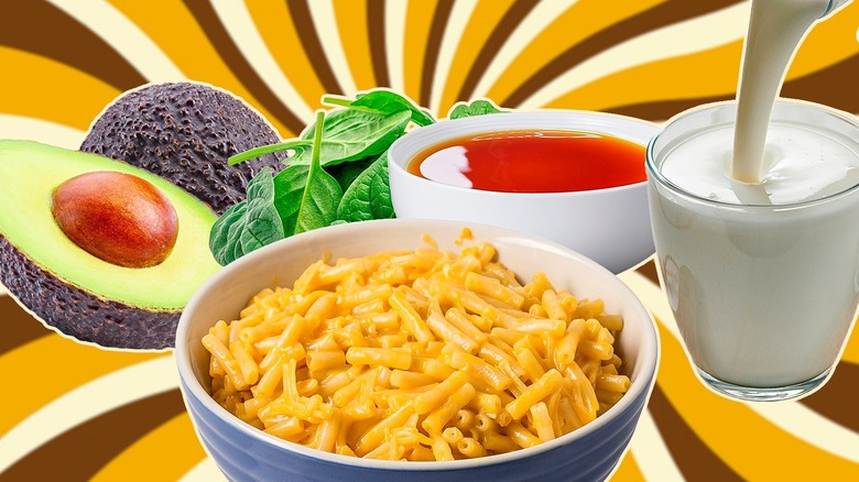 Mac and cheese with ingredients