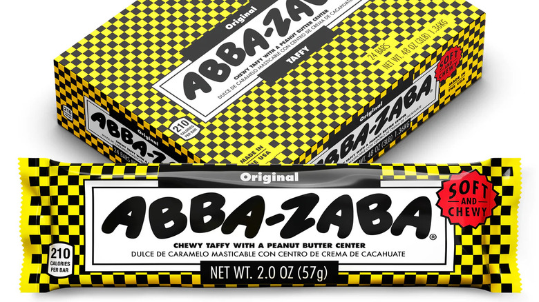 Abba-Zaba bar product shot on white background
