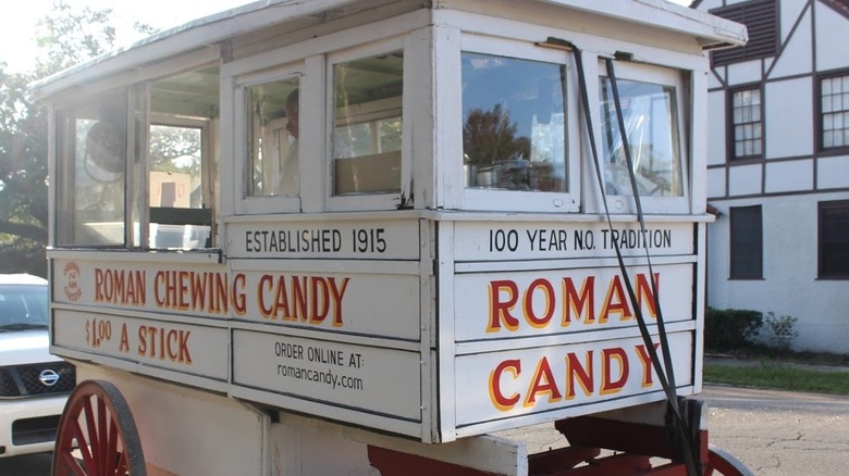 Roman Chewing Candy wagon