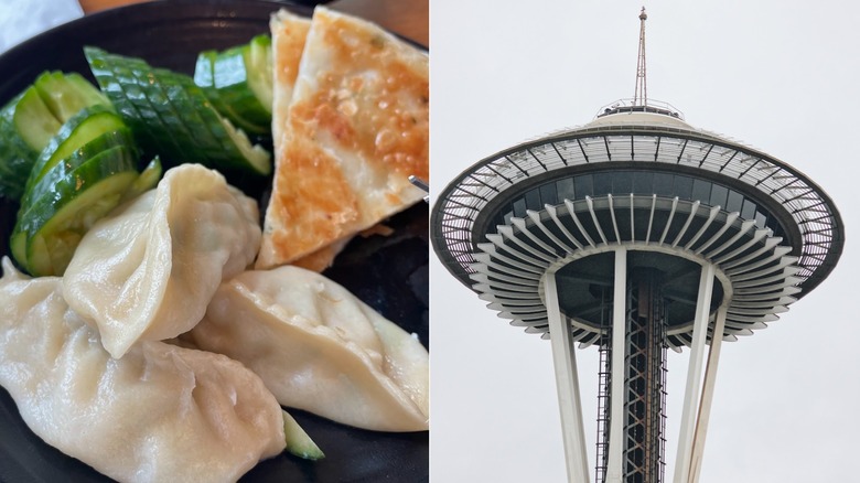 Dough Zone dinner and Seattle Space Needle