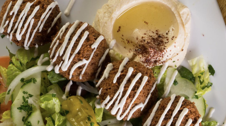 Falafel plate with salad from MedMix Jackson