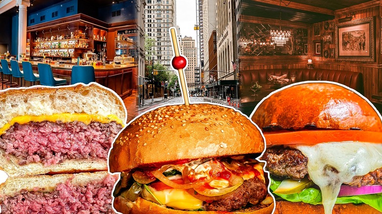 Collage of steakhouses and burgers