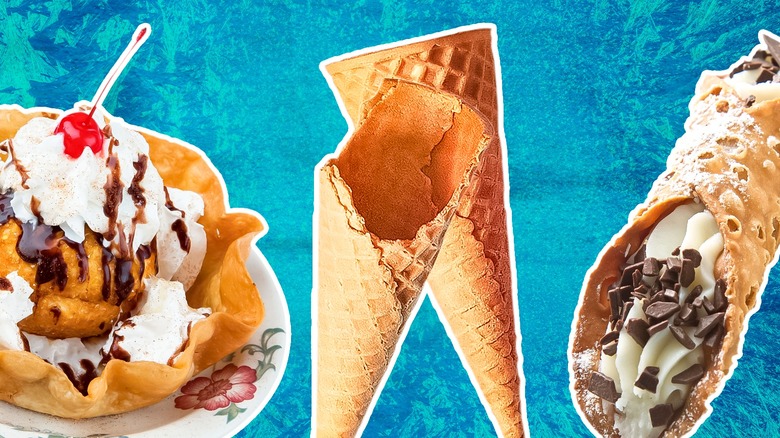 Waffle cone and other desserts
