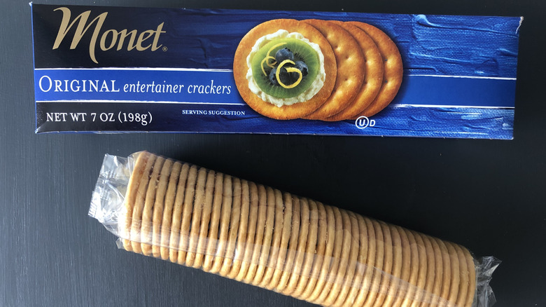 Monet entertainment crackers from Dollar Tree.