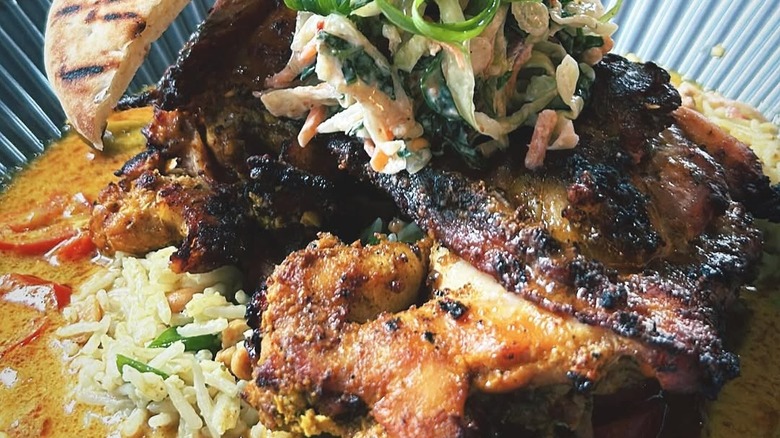 Smoked tandoori chicken from Twisted Soul Cookhouse & Pours