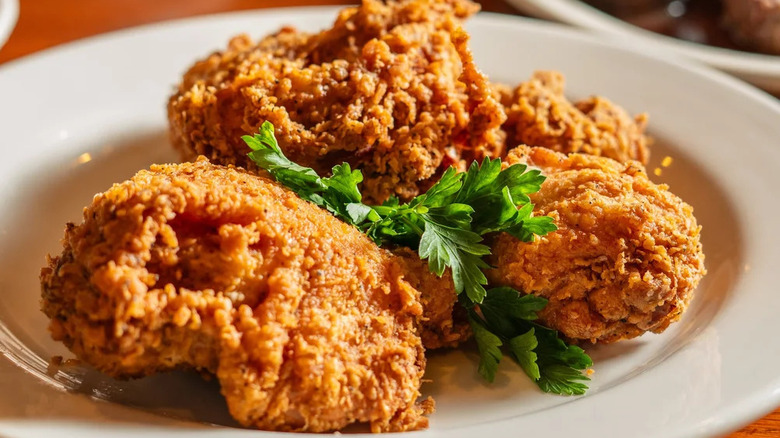 The fried chicken from The Colonnade Restaurant