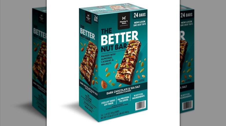 Box of Member's Mark The Better Nut Bars