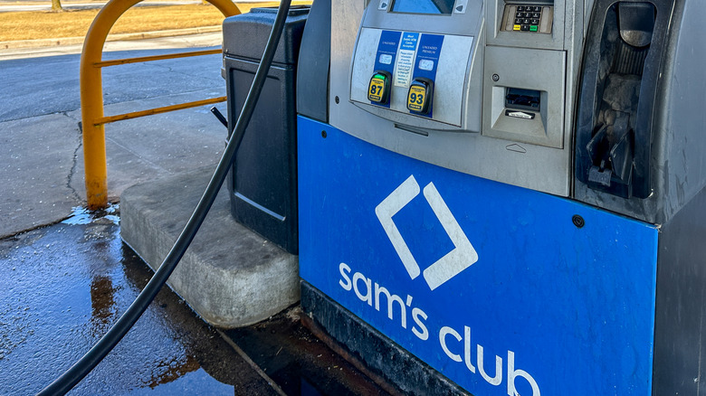 Sam's Club gas pump