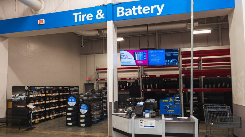 Sam's Club tire and battery center