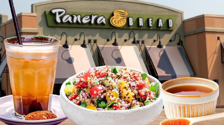 Panera Bread meals and drink