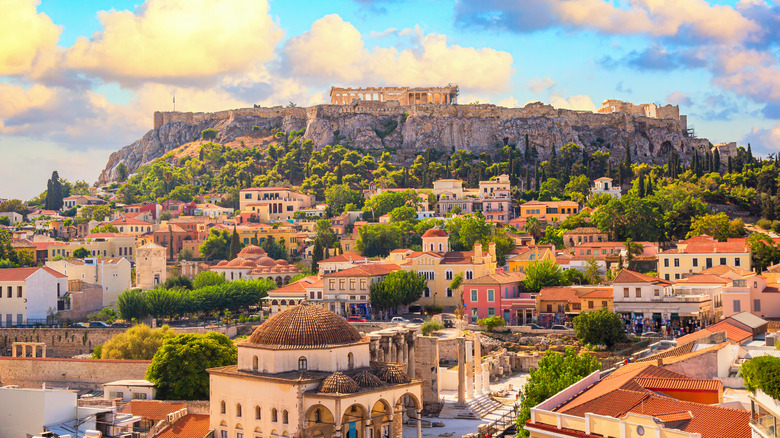 Skyline of Athens with Acropolis