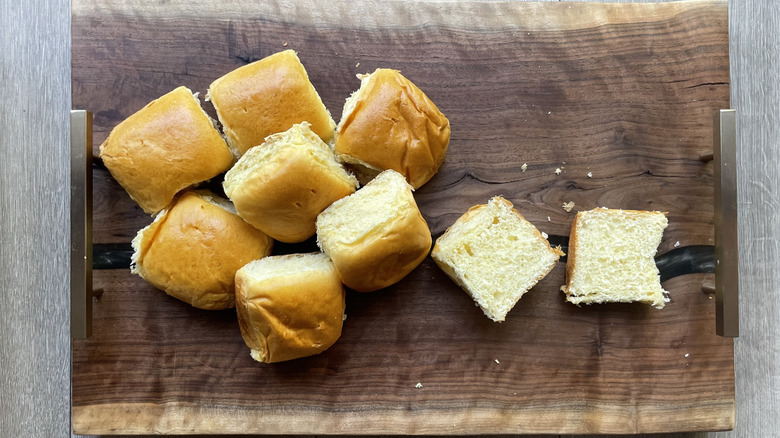 Eight brioche buns