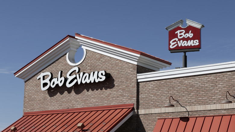 Exterior of a Bob Evans  restaurant
