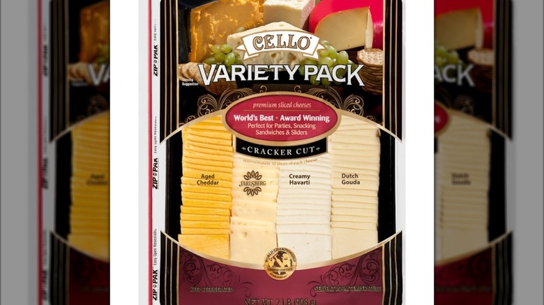 Product image of a cut cheese variety pack