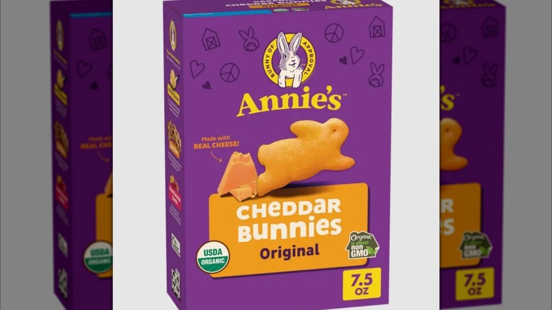 Box of Annie's Organic Cheddar Bunnies