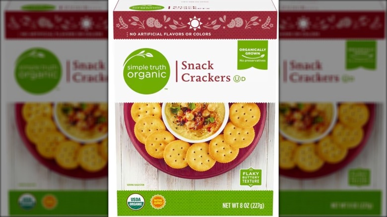 Box of Simple Truth Organic Snack Crackers