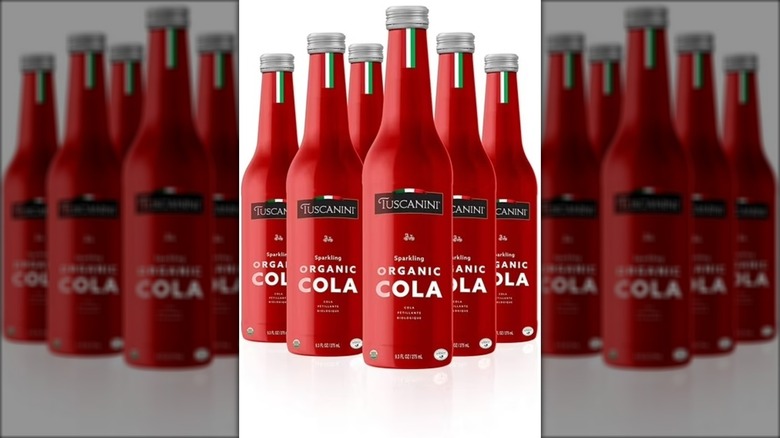 Six bottles of Tuscanini Authentic Organic Cola Soda
