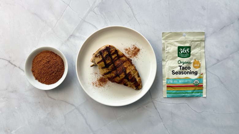 365 by Whole Foods Market taco seasoning and chicken
