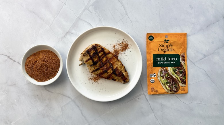 simply organic taco seasoning and chicken