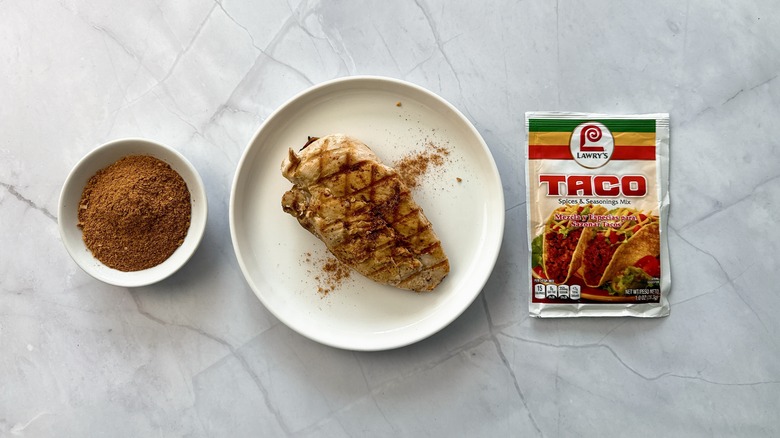 Lawry's taco seasoning and chicken