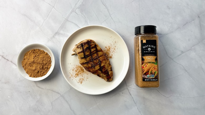 Watkins taco seasoning and chicken