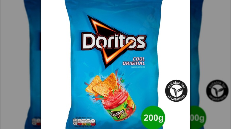 Blue bag of Cool Original Doritos