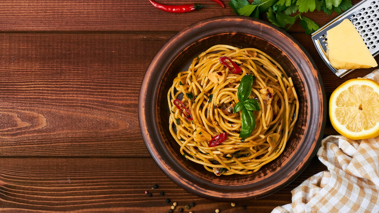 Spaghetti aglio e olio