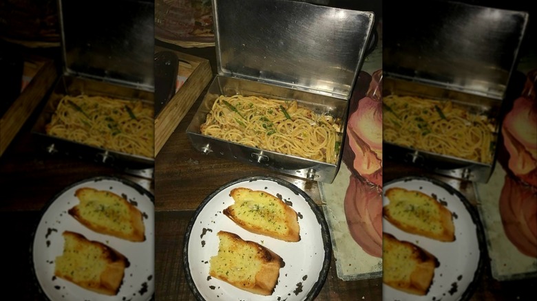 food served in a box
