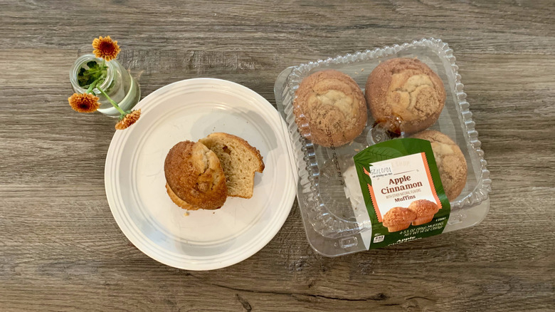 Aldi Apple Cinnamon Muffins on Table