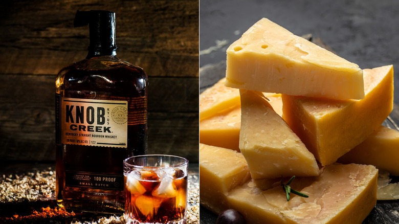 Knob Creek and parmesan