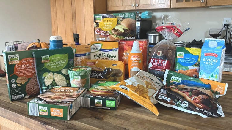 Vegan products from Aldi