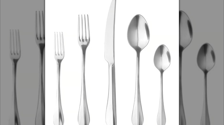 ikea silver gamman flatware set