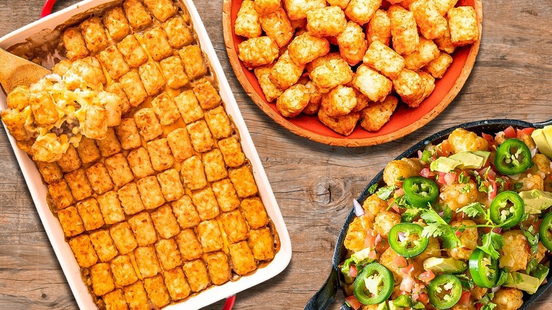 Tater tots with recipes
