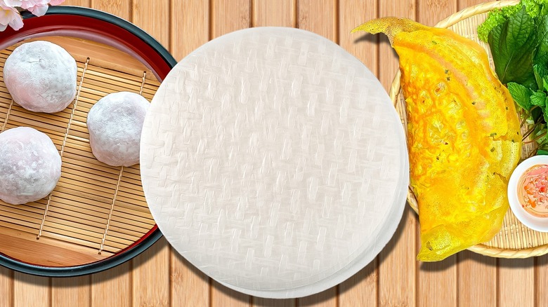 Rice paper and foods